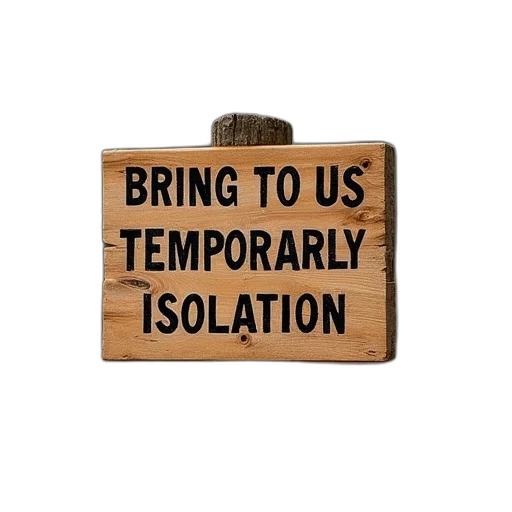 furniture, wooden, sign, reads transparent PNG cut-out