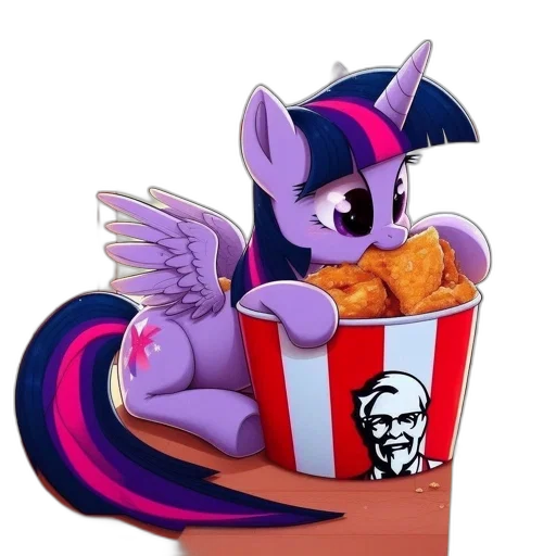 food, animal, vaporwave, pixel art transparent PNG cut-out