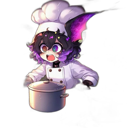 food, staff, creature, hat transparent PNG cut-out