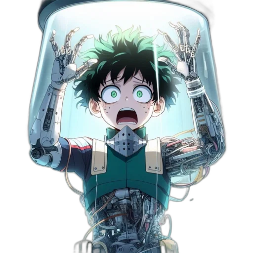 robot, bottle, creature, weapon transparent PNG cut-out