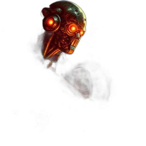 robot, mask, face, staff transparent PNG cut-out