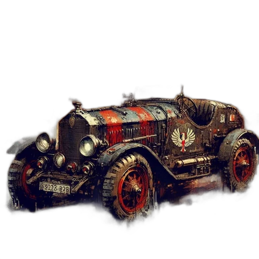 car, weapon, concept art, fantasy art transparent PNG cut-out