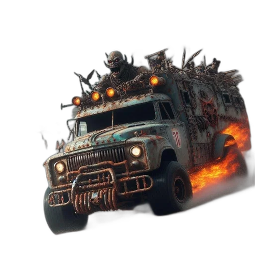 weapon, car, dragon, concept art transparent PNG cut-out