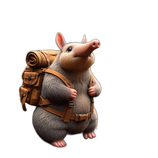 animal, staff, creature, jacket transparent PNG cut-out