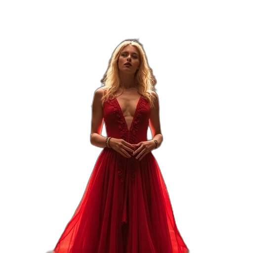 dress, crown, concept art, 3d render transparent PNG cut-out