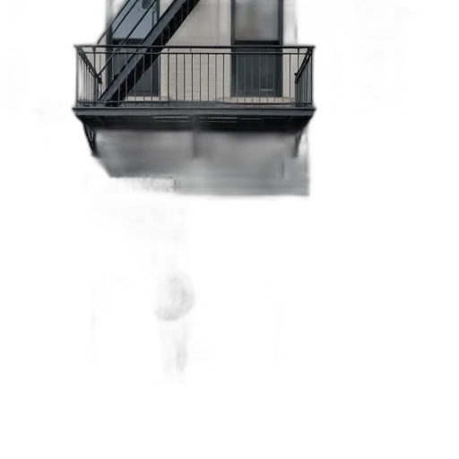 building, furniture, umbrella, robot transparent PNG cut-out