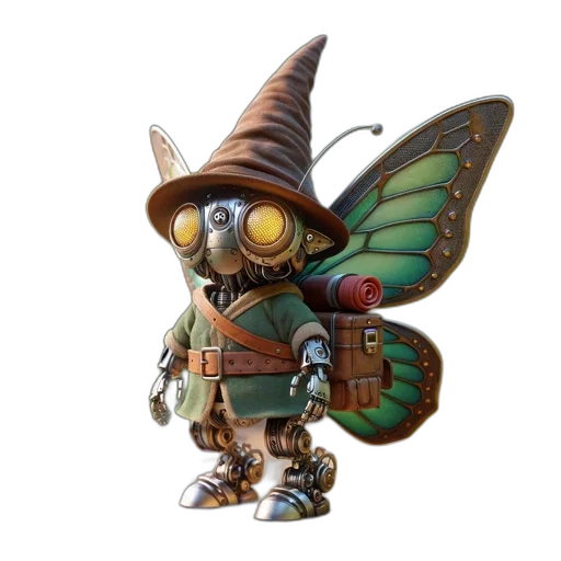 staff, robot, creature, dragon transparent PNG cut-out