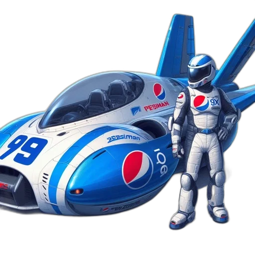robot, concept art, 3d render, outer space transparent PNG cut-out