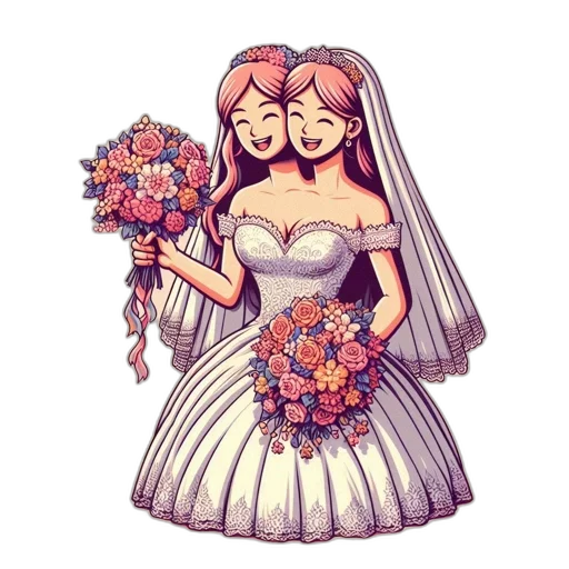 dress, pixel art, cartoon, watercolor transparent PNG cut-out