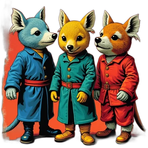 staff, jacket, mask, concept art transparent PNG cut-out