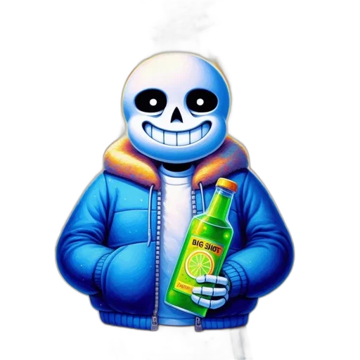 jacket, bottle, mask, robot transparent PNG cut-out