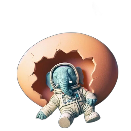 robot, creature, mask, staff transparent PNG cut-out
