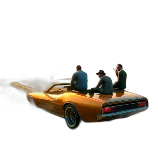 car, jacket, concept art, 3d render transparent PNG cut-out