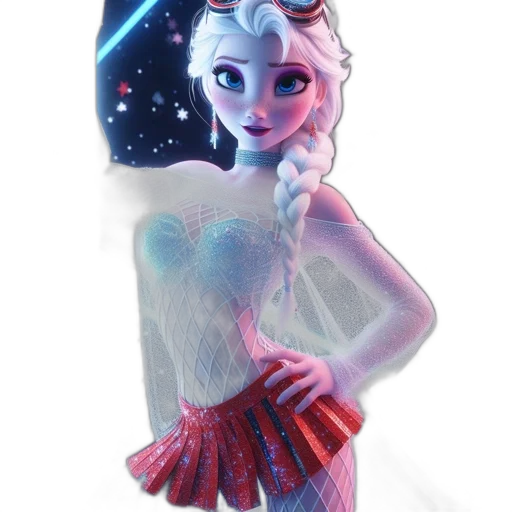 dress, staff, robot, creature transparent PNG cut-out