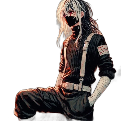 mask, jacket, creature, face transparent PNG cut-out