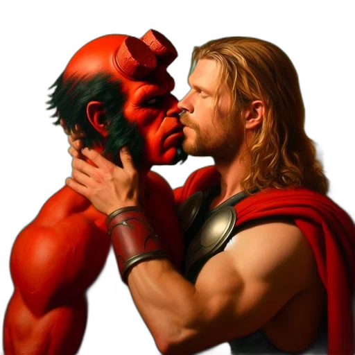comic book art, concept art, fantasy art, photorealistic transparent PNG cut-out