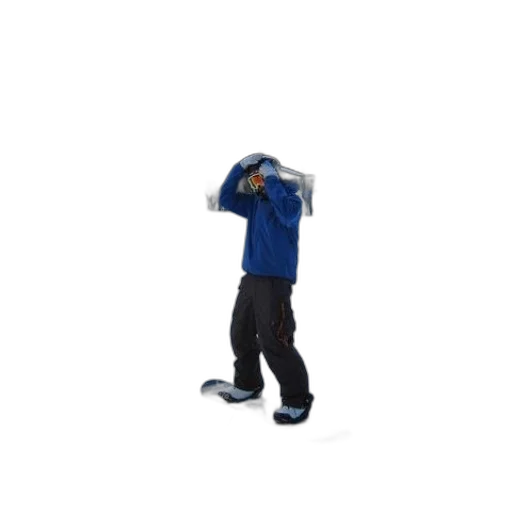 jacket, staff, mask, hat transparent PNG cut-out