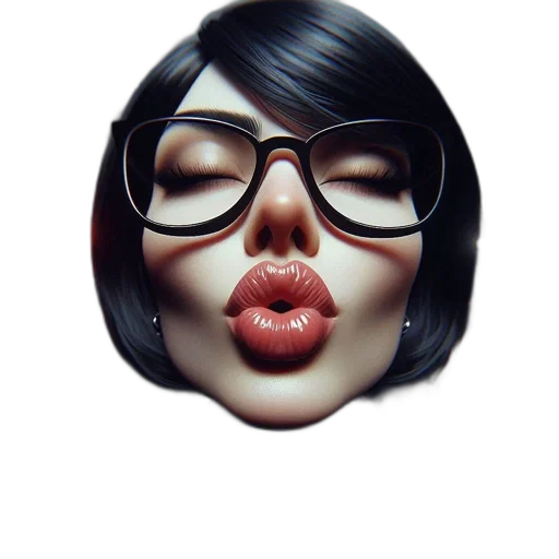 face, mask, photorealistic, 3d render transparent PNG cut-out