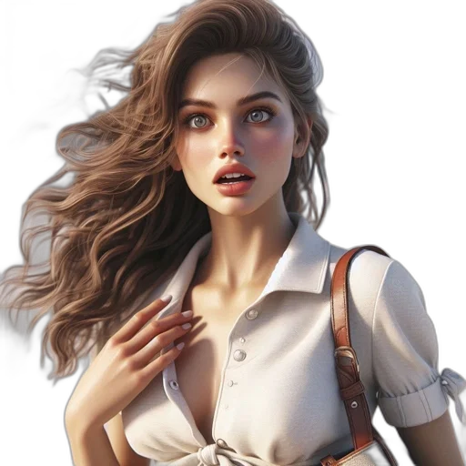 dress, face, jacket, hair transparent PNG cut-out