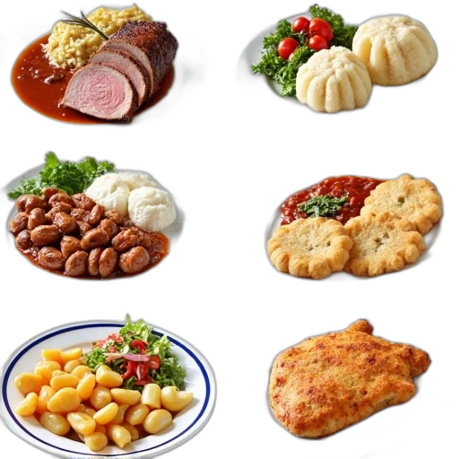 food, list, traditional, czech transparent PNG cut-out