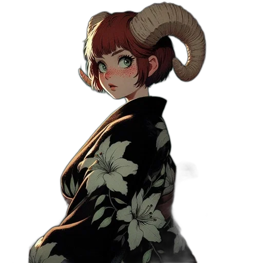 dress, creature, staff, jacket transparent PNG cut-out