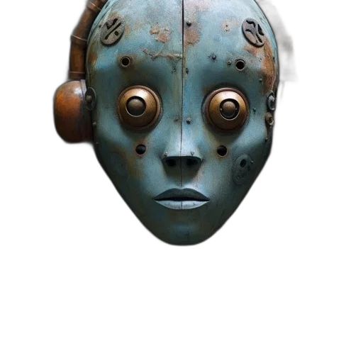 mask, robot, face, staff transparent PNG cut-out