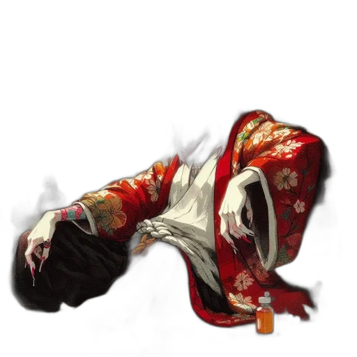 jacket, umbrella, dress, staff transparent PNG cut-out