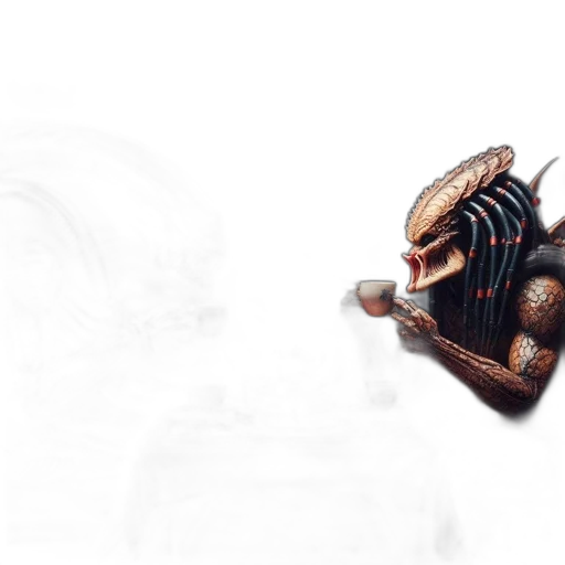 mask, dragon, robot, creature transparent PNG cut-out