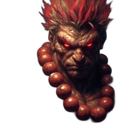 face, crown, creature, staff transparent PNG cut-out