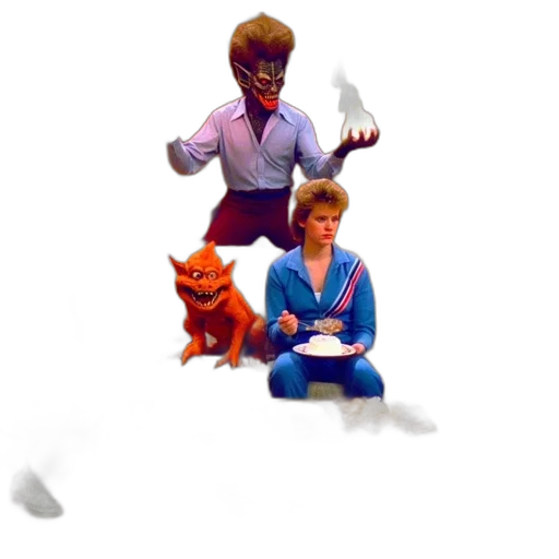 staff, creature, concept art, 3d render transparent PNG cut-out
