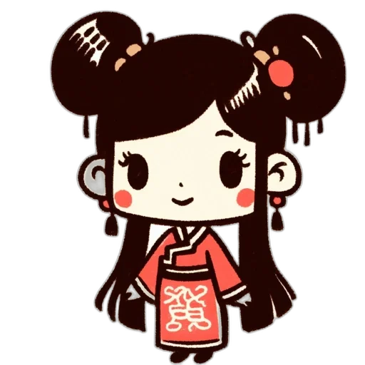 staff, cartoon, anime, pixel art transparent PNG cut-out