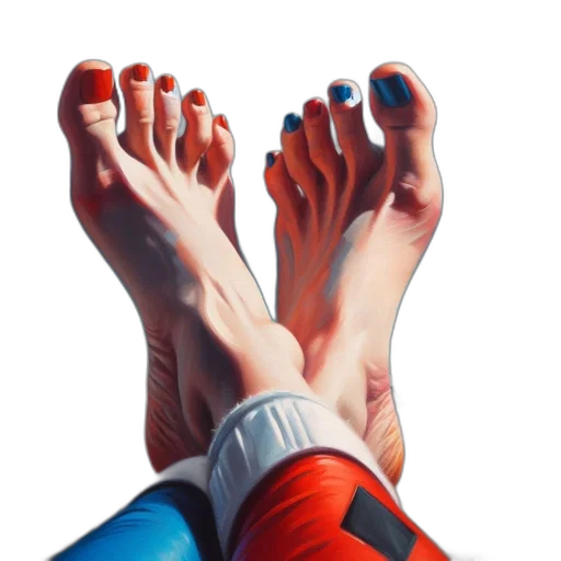shoes, photorealistic, comic book art, concept art transparent PNG cut-out
