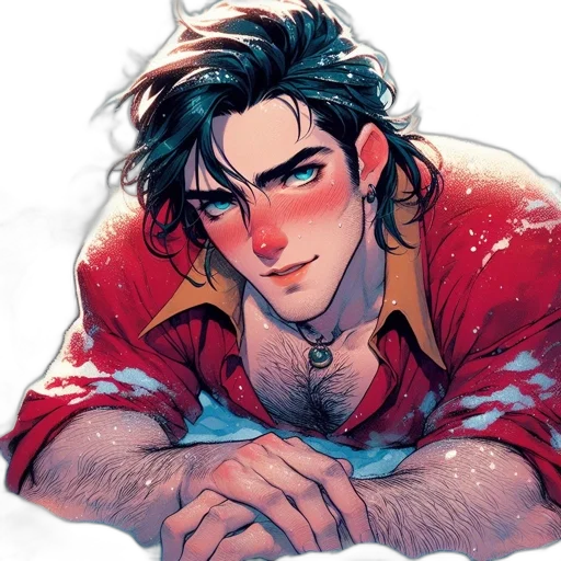jacket, comic book art, concept art, fantasy art transparent PNG cut-out