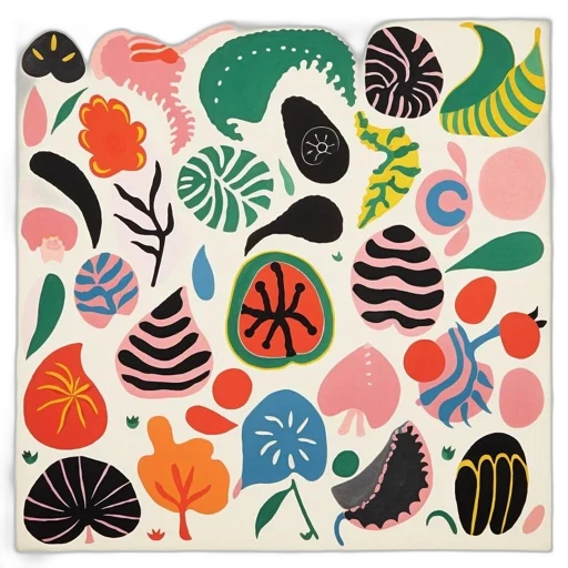 flower, forest, underwater, colorful transparent PNG cut-out