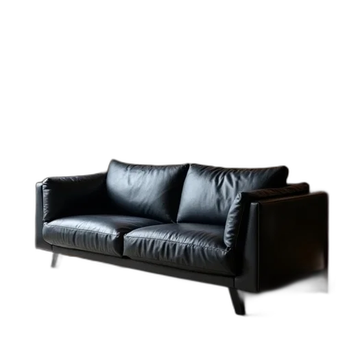 furniture, 3d render, photorealistic, dark transparent PNG cut-out