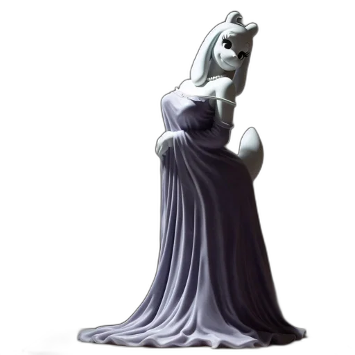 dress, crown, mask, creature transparent PNG cut-out