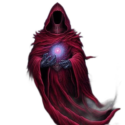 mask, staff, creature, dress transparent PNG cut-out