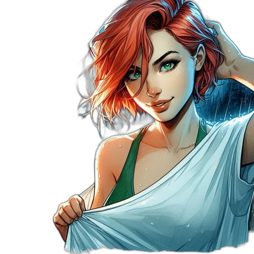 comic book art, concept art, fantasy art, pixel art transparent PNG cut-out