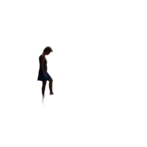 dress, shoes, hair, creature transparent PNG cut-out
