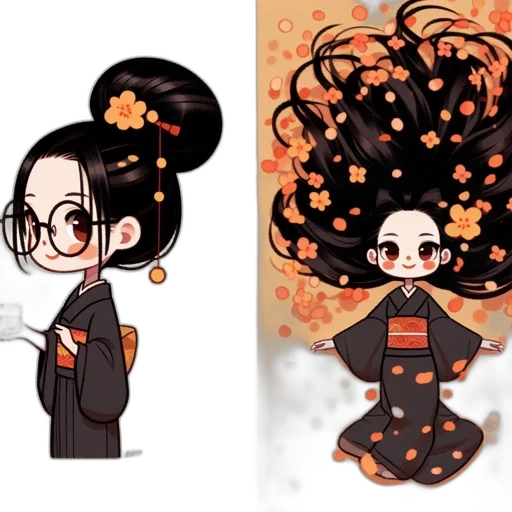 hair, creature, anime, concept art transparent PNG cut-out