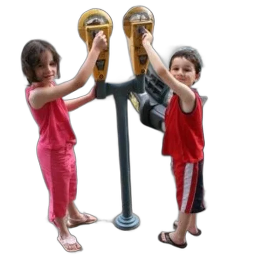 weapon, 3d render, two, children transparent PNG cut-out