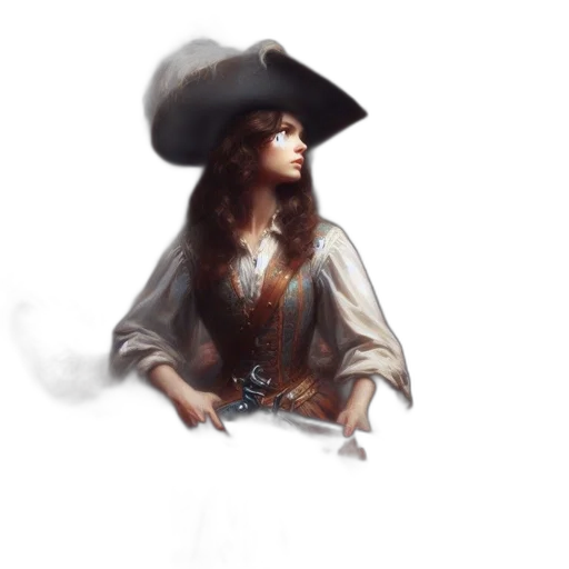 hat, dress, staff, crown transparent PNG cut-out