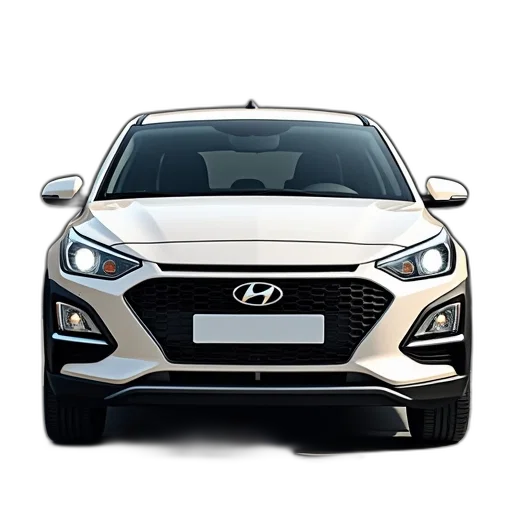 car, front, hyundai, i20 transparent PNG cut-out