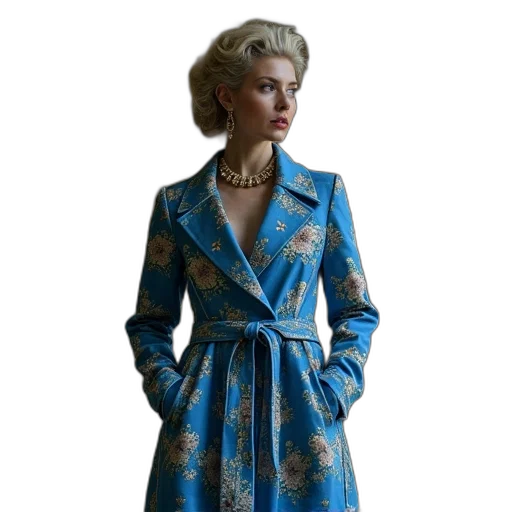 dress, jacket, blue, juliann transparent PNG cut-out
