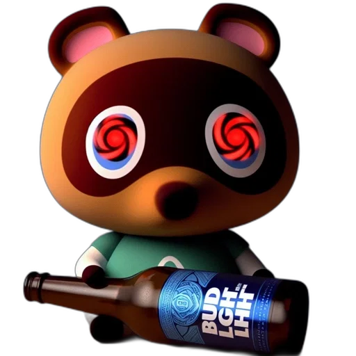 staff, bottle, animal, creature transparent PNG cut-out