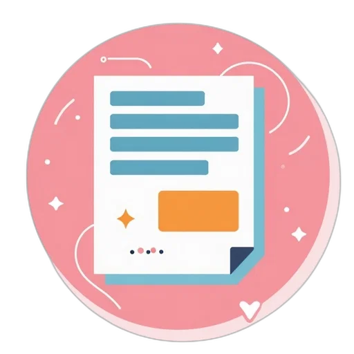 pastel, stylized, illustration, document transparent PNG cut-out