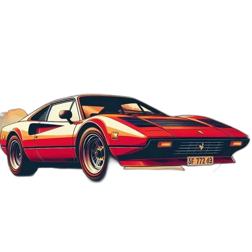 car, photorealistic, pixel art, concept art transparent PNG cut-out