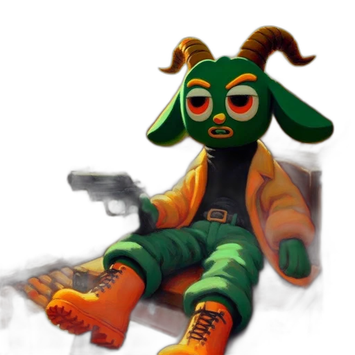 weapon, staff, mask, animal transparent PNG cut-out