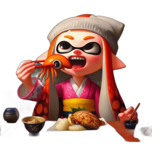 food, staff, concept art, 3d render transparent PNG cut-out