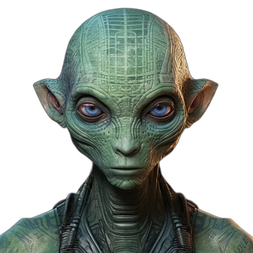 face, creature, mask, staff transparent PNG cut-out